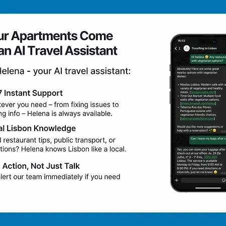 Spacious 2-bed With Interior Terrace Near Marques De Pombal, - Ttl300 アパート *